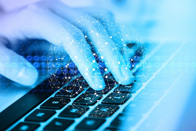 Visuele representatie van een gedecentraliseerd netwerk, symbool voor Web3